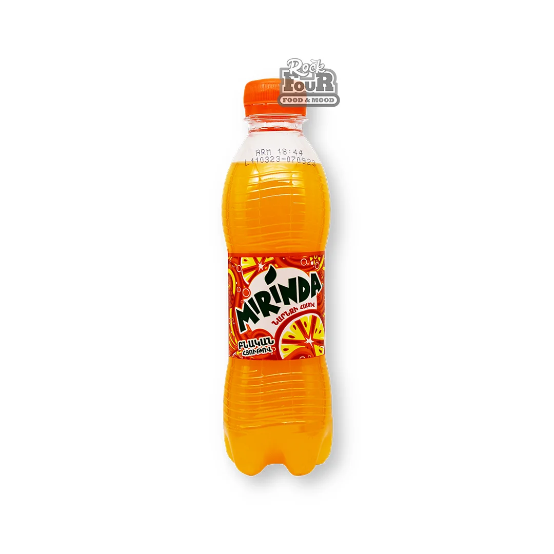 Carbonated drink with orange flavor "Mirinda" 250ml